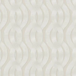 Colani Vliestapete Legend Welle Creme-grau Glanz 59802