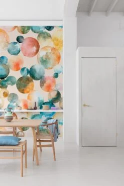 Digitaldruck Aquarell Planeten Orange Blau Rot ML4101 -Bester Tapeten Laden Digitaldruck Aquarell Planeten Orange Blau Rot ML4101 63217731 1