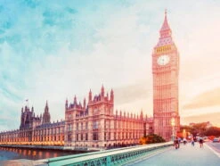 Bester Tapeten Laden 6 Bester Tapeten Laden -Bester Tapeten Laden Digitaldruck London Westminster Big Ben Blau Orange ML3501 63217725 1