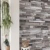 Digitaldruck Vlies-Fototapete 3D Holzwand Grau | EP6002