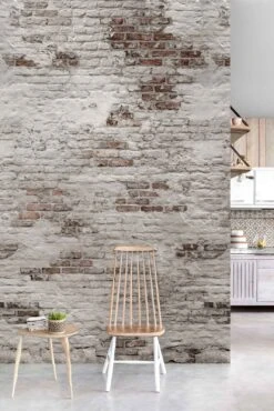 Digitaldruck Vlies-Fototapete Backstein Wand Grau | EP6102