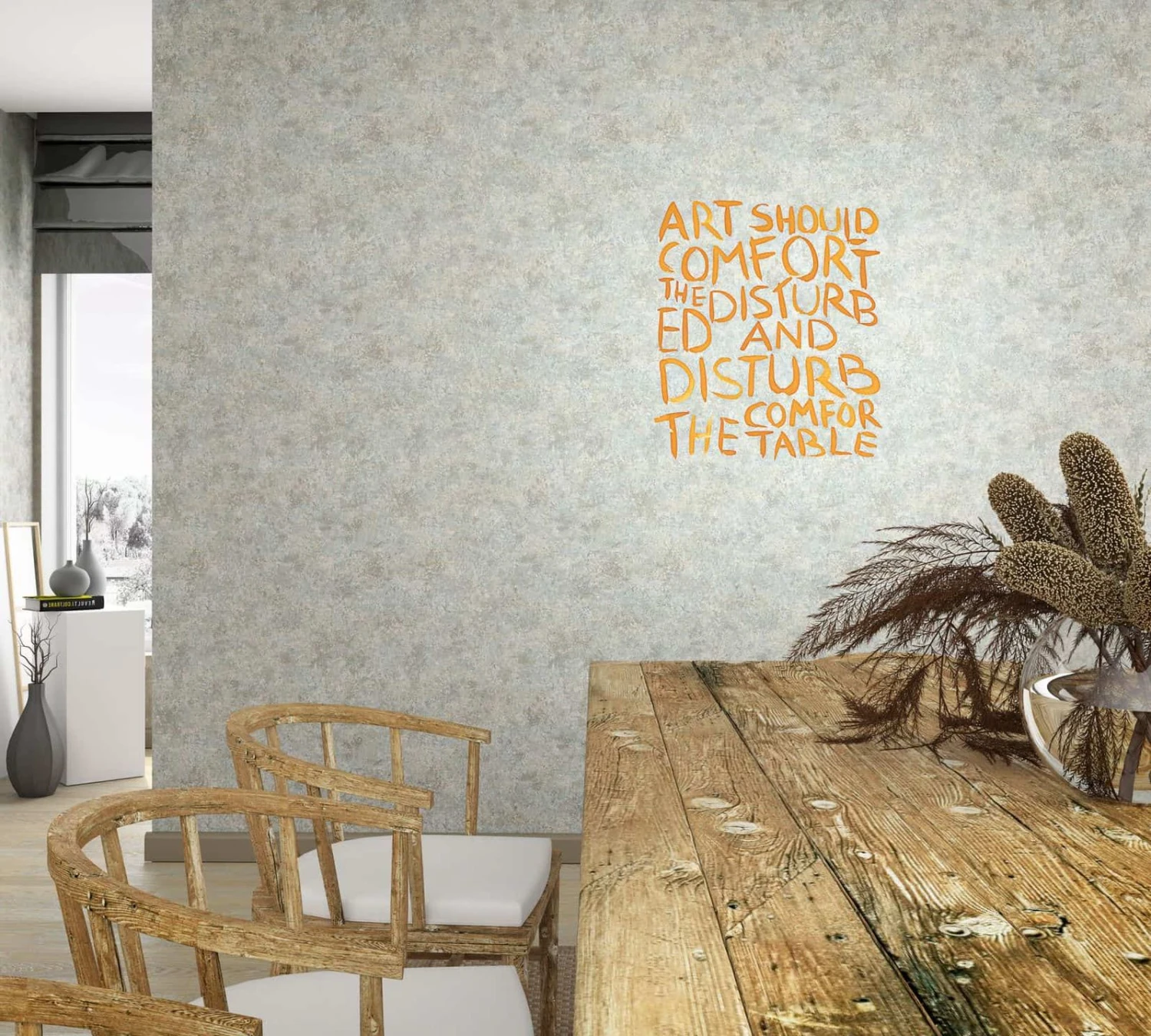 Fototapete Panel Weisheit Street-Art Grau Kupfer 33279 2 Fototapete Panel Weisheit Street-Art Grau Kupfer 33279 - Image 2