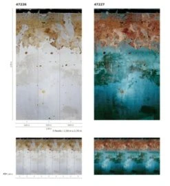 Fototapete Vlies Industrial Beton-Optik Blau Grün 47227 -Bester Tapeten Laden Fototapete Vlies Industrial Beton Optik blau gruen 47227 63210678 2