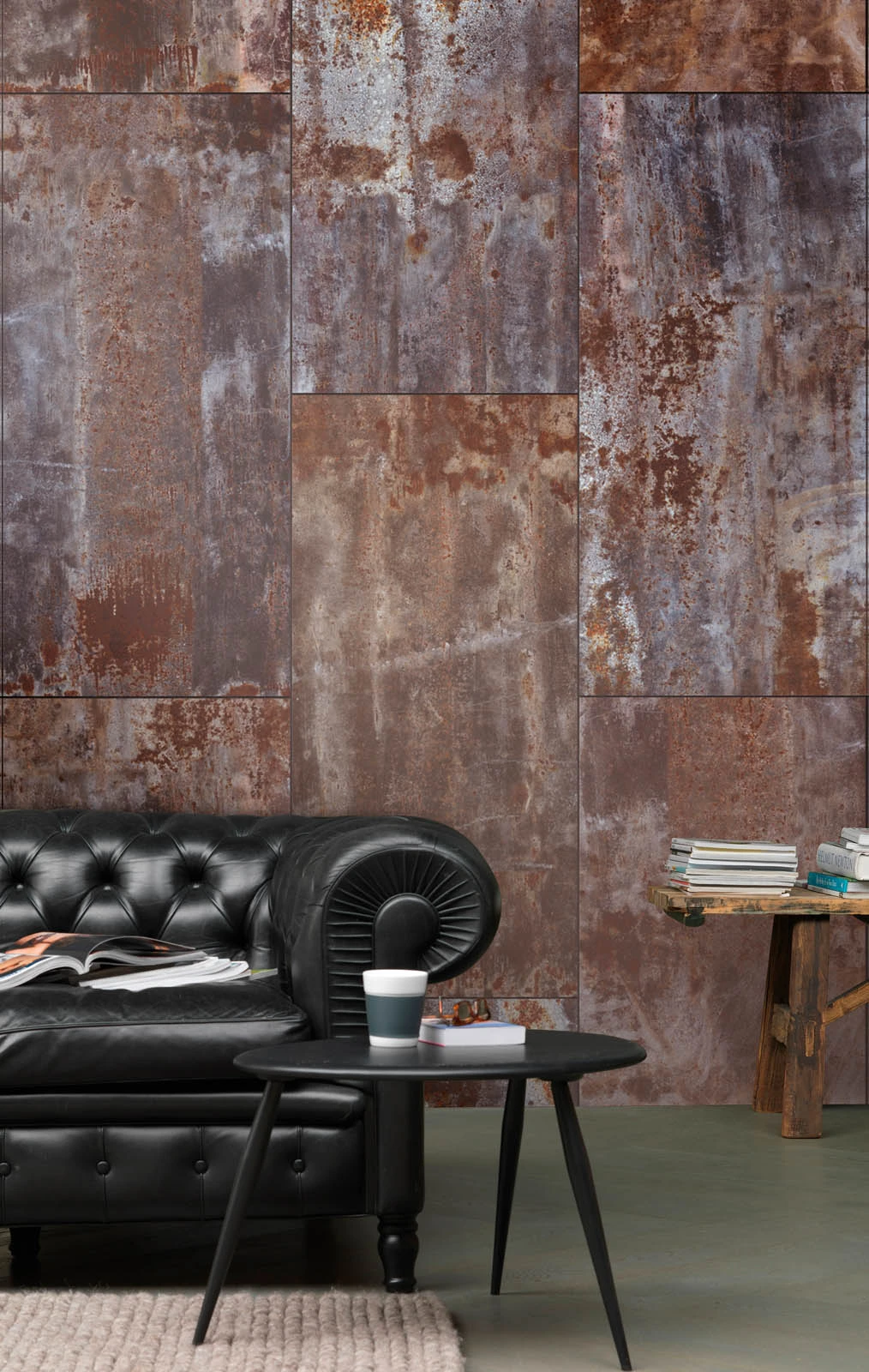 Rasch Fototapete Vlies 940909 Metall Platten Grau Braun 3 Rasch Fototapete Vlies 940909 Metall Platten Grau Braun - Image 3