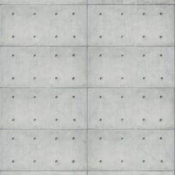 Fototapete Vlies Rasch Metallplatten Grau 425826