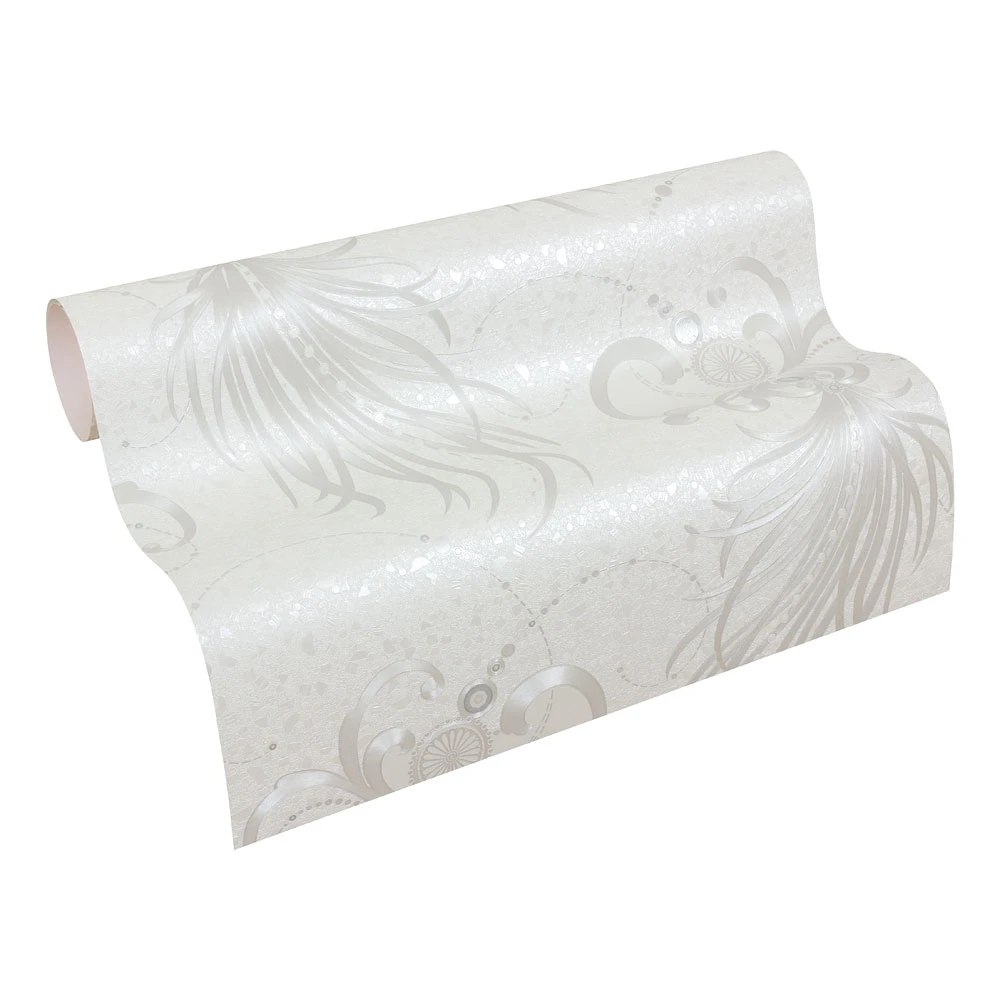 Glööckler Tapete Vlies Federn Weiss Glanz 54847 2 Glööckler Tapete Vlies Federn Weiss Glanz 54847 - Image 2