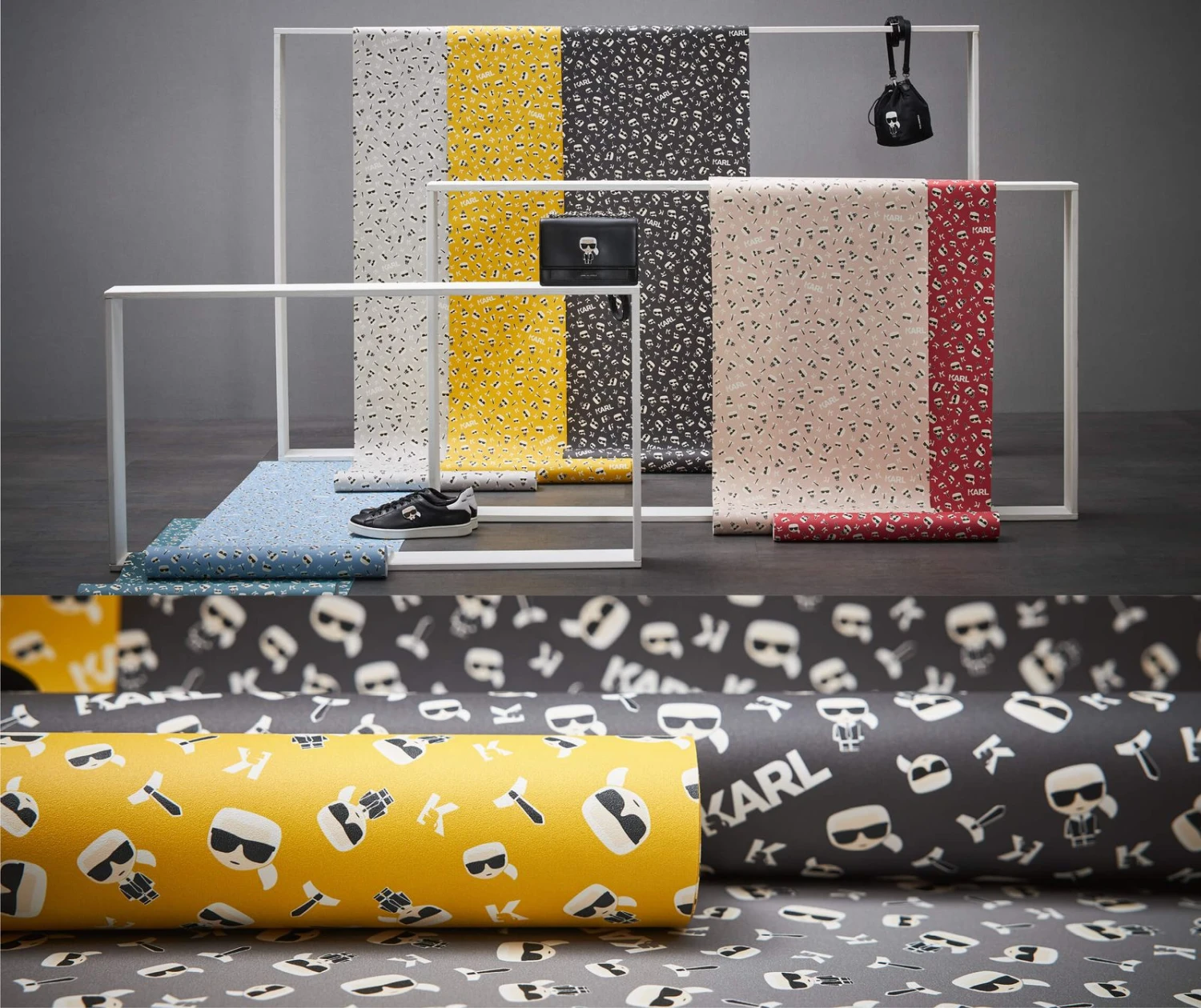 A.S. Creation Karl Lagerfeld Designer Vliestapete Sonnenbrille Comic 4 A.S. Creation Karl Lagerfeld Designer Vliestapete Sonnenbrille Comic - Image 4