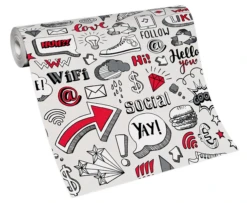 Kindertapete Sweet And Cool Grafik Komik Grau 10163-10 -Bester Tapeten Laden Kindertapete Sweet and Cool Grafik und Komik Glitzer 63213860