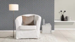 Rasch Vlies Tapete Glitter Greige Silber Glitzer 523188 -Bester Tapeten Laden Rasch Vlies Tapete Glitter Greige Silber Glitzer 2