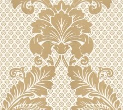 Tapete Flock Ornamente Weiß Architects Paper 30544-2