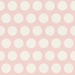 Vliestapete Kinder Kreise Rosa Weiß World Wide Walls 128859