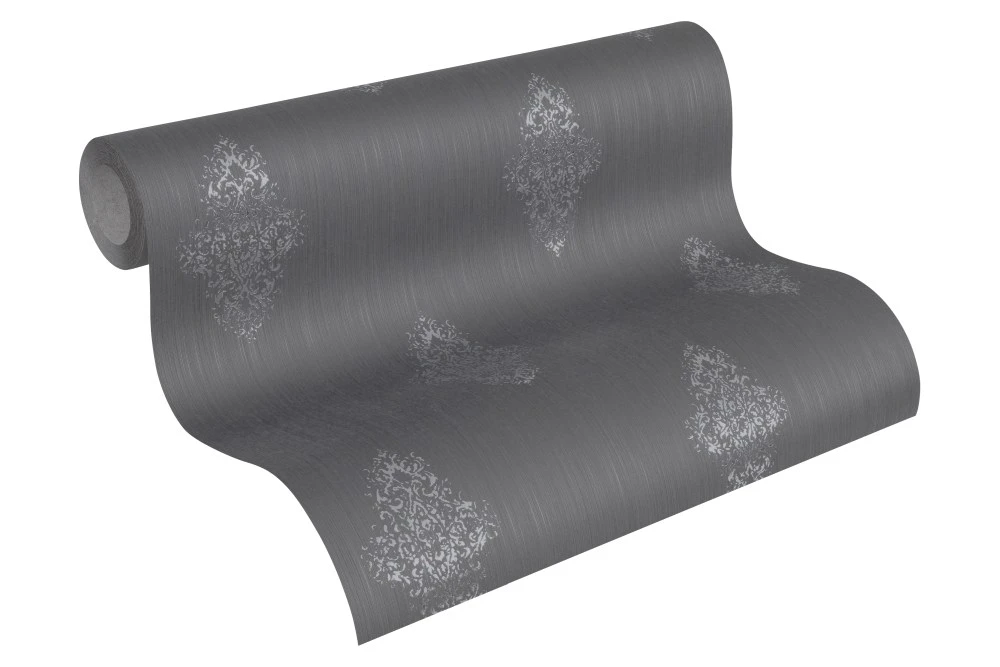 Tapete Textil Ornamente Anthrazit Architects Paper 31946-4 3 Tapete Textil Ornamente Anthrazit Architects Paper 31946-4 - Image 3