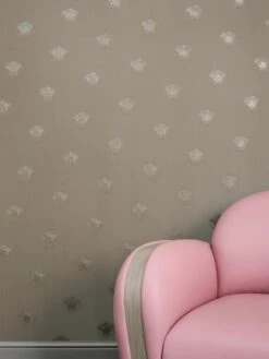 Versace Home Tapete Medusa Kopf Silber-grau Glanz 34862-3 -Bester Tapeten Laden Tapete Versace Home Medusa silbergrau Metallic 3 1