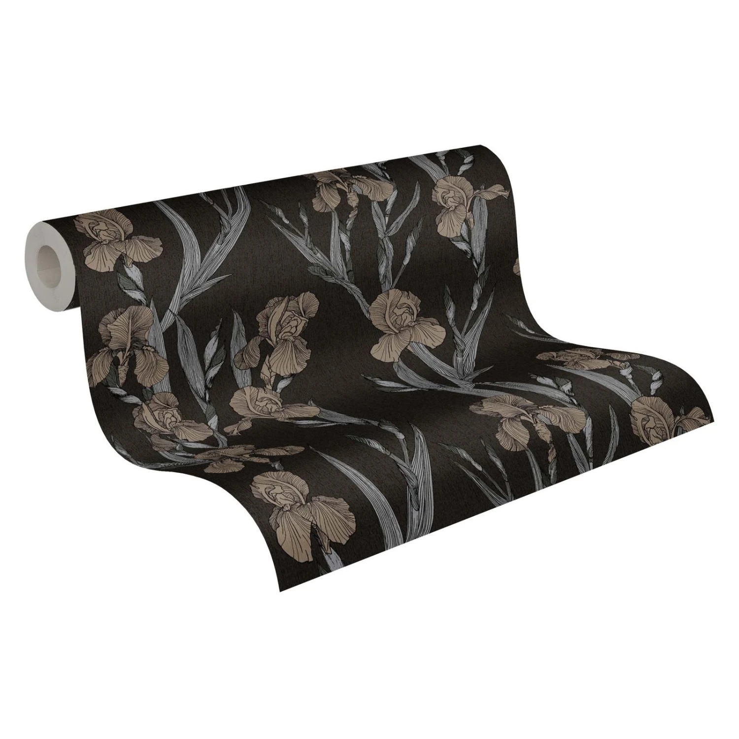 A.S. Creation Tapete Vlies 37526-1 Floral Schwarz Grau Braun 1 A.S. Creation Tapete Vlies 37526-1 Floral Schwarz Grau Braun