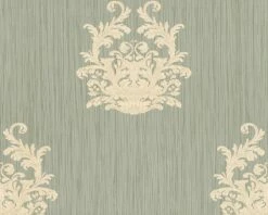 Tapete Vlies Architects Paper Barock Graugrün Glanz 95861-2