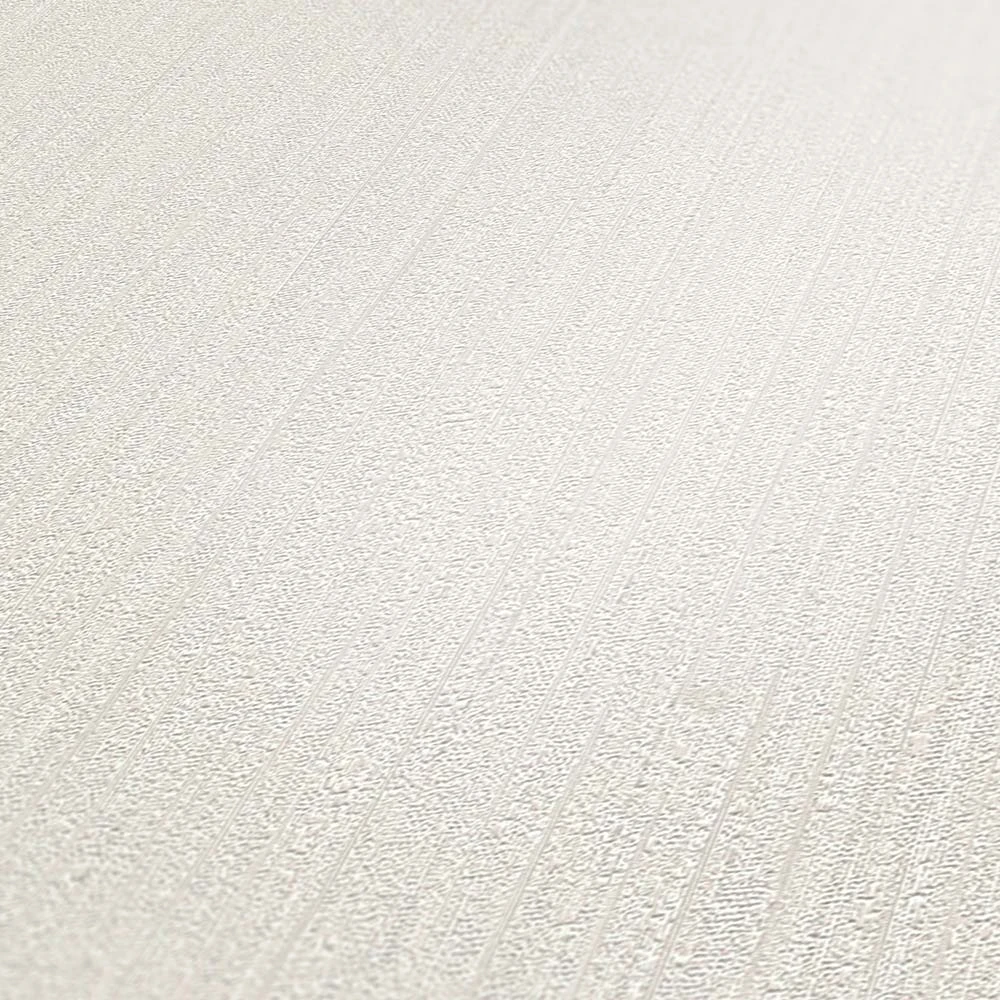 Tapete Vlies Einfarbig Streifen Creme-weiß 38098-8 3 Tapete Vlies Einfarbig Streifen Creme-weiß 38098-8 - Image 3