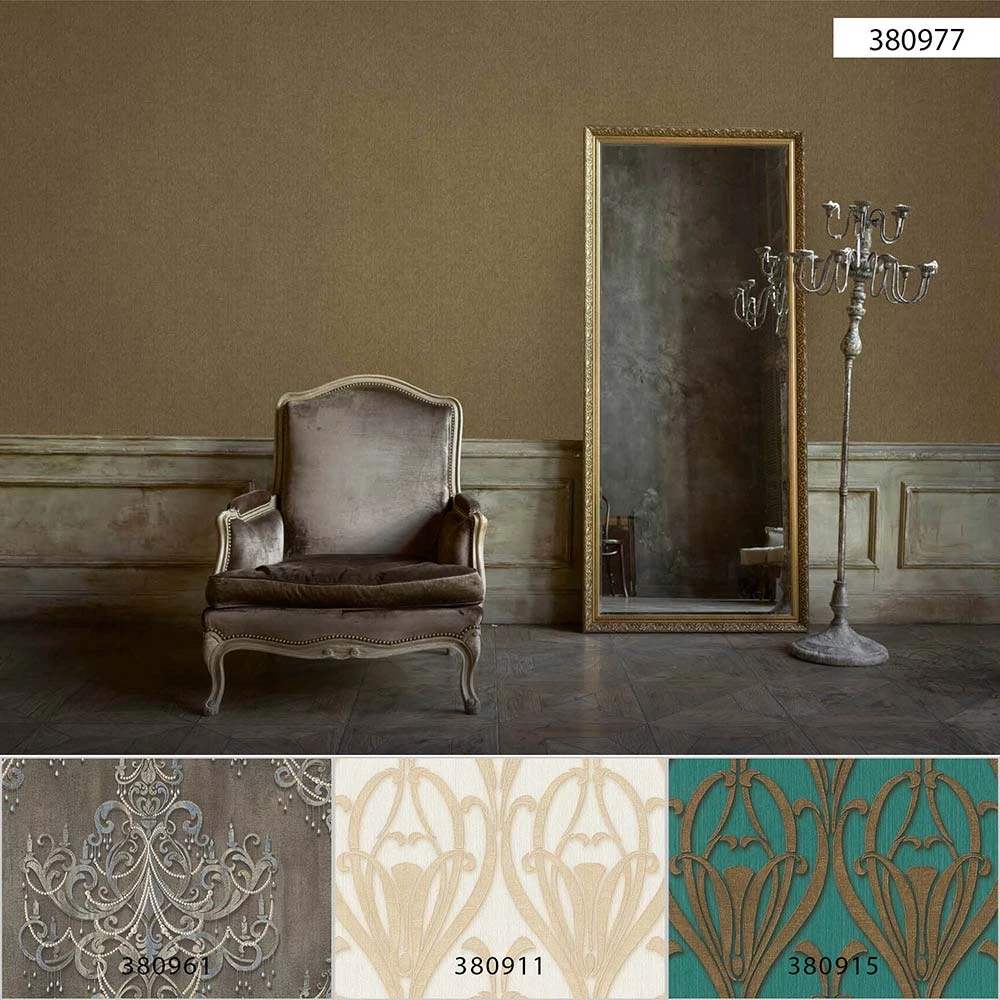 Tapete Vlies Einfarbig Struktur Glitzer Gold 38097-7 5 Tapete Vlies Einfarbig Struktur Glitzer Gold 38097-7 - Image 5