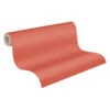 Tapete Vlies Einfarbig Struktur Orange-rot 37748-2