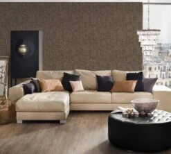 A.S. Creation Tapete Vlies Einfarbig Braun Schwarz Metallic 32261-1 -Bester Tapeten Laden Tapete Vlies Einfarbig braun schwarz metallic 32261 1 170190 3