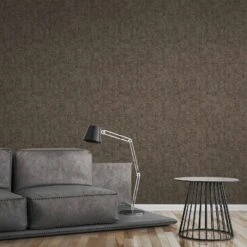 A.S. Creation Tapete Vlies Einfarbig Braun Schwarz Metallic 32261-1 -Bester Tapeten Laden Tapete Vlies Einfarbig braun schwarz metallic 32261 1 170190 4