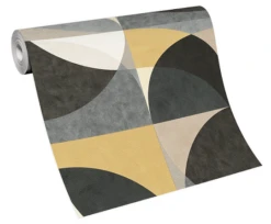 Tapete Vlies Elle Grafik Kreise Schwarz Blau 10150-15 -Bester Tapeten Laden Tapete Vlies Elle Grafik Kreise schwarz blau 10150 15 63206992