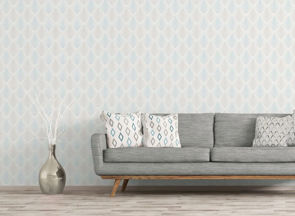 Tapete Vlies Ethno Weiß Hellblau Glitzer Livingwalls 35606-2 6 Tapete Vlies Ethno Weiß Hellblau Glitzer Livingwalls 35606-2 - Image 6