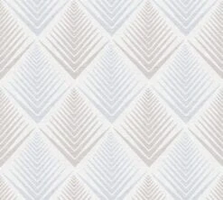 Tapete Vlies Ethno Weiß Hellblau Glitzer Livingwalls 35606-2