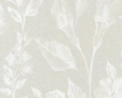 A.S. Creation Tapete Vlies Floral Leinen Hellgrau Linen Style 36636-3