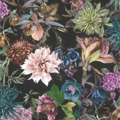 A.S. Creation Tapete Vlies Floral Muster Blumen Schwarz Bunt 38175-7 6 A.S. Creation Tapete Vlies Floral Muster Blumen Schwarz Bunt 38175-7 -Bester Tapeten Laden Tapete Vlies Floral Muster Blumen schwarz bunt 38175 7 63211546 3