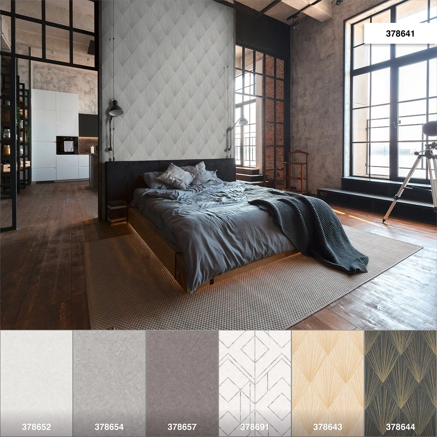 Tapete Vlies Geometrisch Grau Silber Metallic 37864-1 6 Tapete Vlies Geometrisch Grau Silber Metallic 37864-1 - Image 6