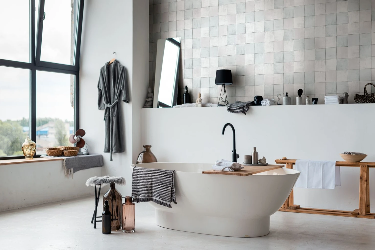 Tapete Vlies Kacheln Fliesen Weiß Grau 45716 1 Tapete Vlies Kacheln Fliesen Weiß Grau 45716