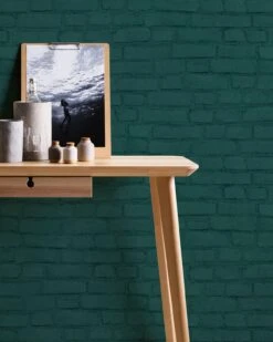 Tapete Vlies Neue Bude 37414-5 Steinmauer Grün -Bester Tapeten Laden Tapete Vlies Neue Bude 37414 5 Steinmauer gruen 63202696