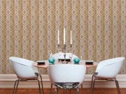 Tapete Vlies Barock Beigegold Glanz Hermitage 33545-4 5 Tapete Vlies Barock Beigegold Glanz Hermitage 33545-4 -Bester Tapeten Laden Tapete Vlies Ornament Barock beigegold Glanz Her 1