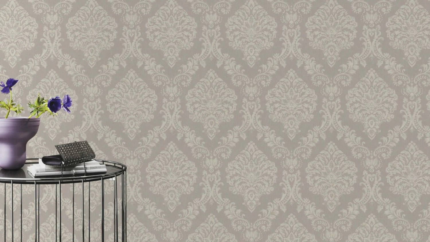 Tapete Vlies Rasch Opulent Ornamente Grau Weiß 421125 4 Tapete Vlies Rasch Opulent Ornamente Grau Weiß 421125 - Image 4