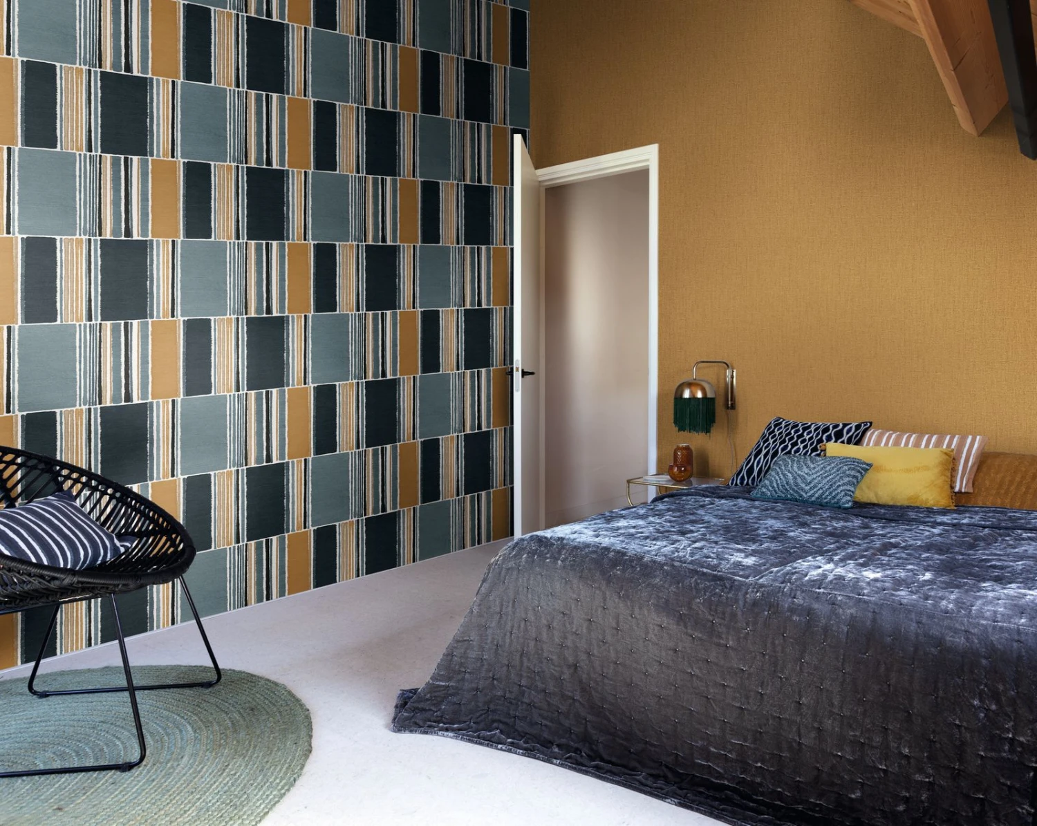 Tapete Vlies Rasch Uni Textil Orange-braun 484663 2 Tapete Vlies Rasch Uni Textil Orange-braun 484663 - Image 2