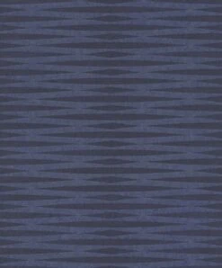 Tapete Vlies Rauten Grafisch Blau Metallic 298696