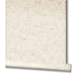 Tapete Vlies Risse Putz-Optik Beige Grau 32802
