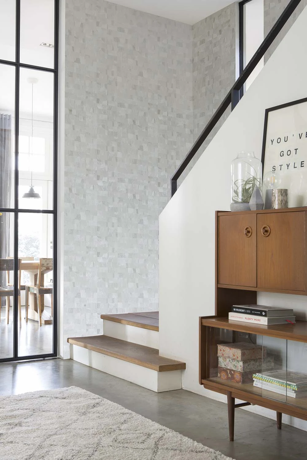 Tapete Vlies Stein Creme Grau Metallic Rasch Textil 229362 2 Tapete Vlies Stein Creme Grau Metallic Rasch Textil 229362 - Image 2