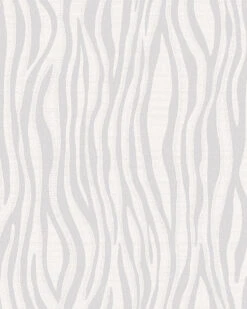 Vliestapete Streifen Zebra Grau Glanz Casual 30403