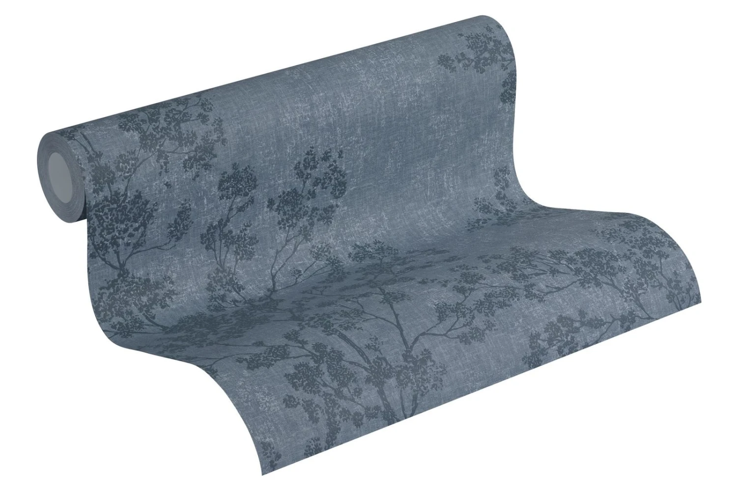 Tapete Vlies Zweige Mit Blüten Blau Creme 37397-4 1 Tapete Vlies Zweige Mit Blüten Blau Creme 37397-4