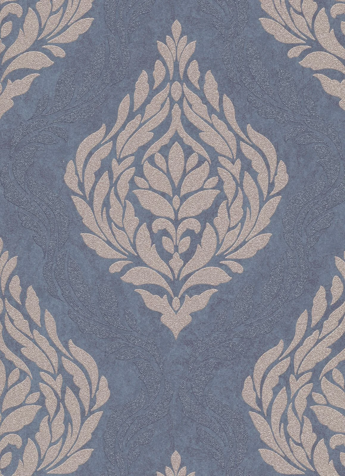 Tapete Vlies 10060-44 Ornamente Barock Blau Beige 2 Tapete Vlies 10060-44 Ornamente Barock Blau Beige - Image 2