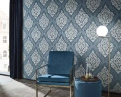 Tapete Vlies 10060-44 Ornamente Barock Blau Beige 6 Tapete Vlies 10060-44 Ornamente Barock Blau Beige -Bester Tapeten Laden Tapete aus Vlies 10060 44 Ornamente Barock blau beige 63203164 2