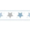 Tapetenborte Bordüre Sterne Weiß Blau 330495