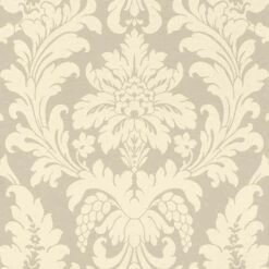 Vlies Tapete Barock Beigegold Creme Rasch 525427