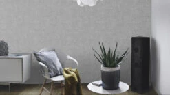 Vlies Tapete Uni Einfarbig Rasch Silbergrau 489941 -Bester Tapeten Laden Vlies Tapete Rasch Uni Einfarbig silbergrau 4899 2