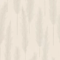 New Products -Bester Tapeten Laden Vliestapete 386311 Pampasgras Grau Weiss 63212643