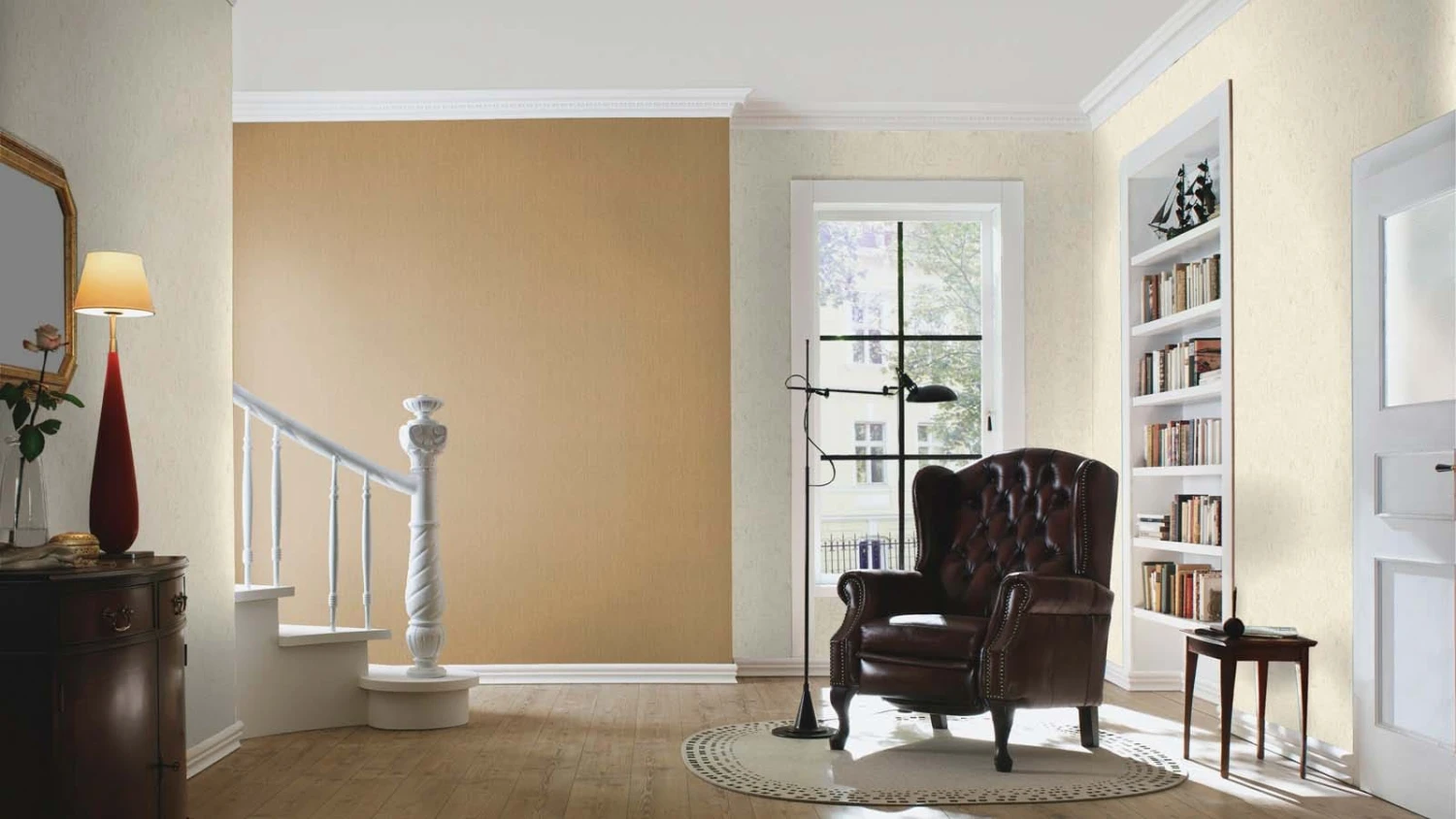 Vliestapete 537703 Rasch Gold Längsstruktur 5 Vliestapete 537703 Rasch Gold Längsstruktur - Image 5