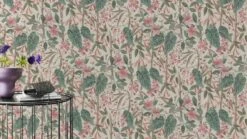 Vliestapete 538212 Rasch Cremeweiß Rosa Blumen -Bester Tapeten Laden Vliestapete 538212 Rasch Floral Cremeweiss Rosa 63214371 4