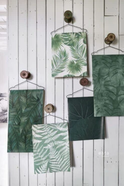 New Products -Bester Tapeten Laden Vliestapete Aquarell Blaetter dunkelgruen 139004 193251 1