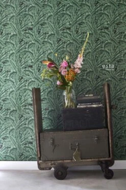 New Products -Bester Tapeten Laden Vliestapete Dschungelwald gruen schwarz 038985 193252 1